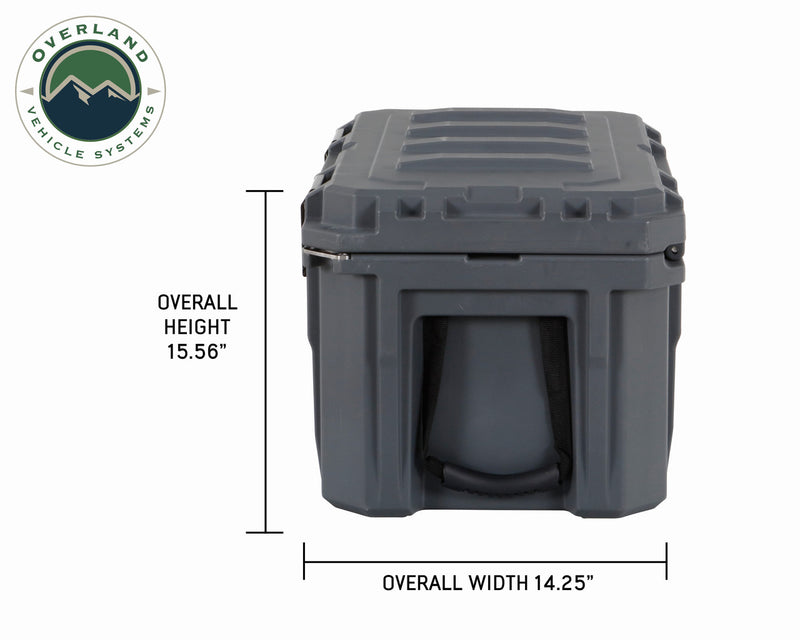 Load image into Gallery viewer, D.B.S. - Dark Grey 53 QT Dry Box With Drain, And Bottle Opener
