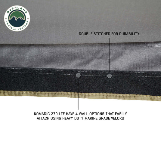 Nomadic 270LTE Driver Side 270 Degree Awning