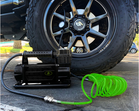EGOI Portable Air Compressor System 5.6 CFM With Storage Bag, Hose & Attachments - Single Motor