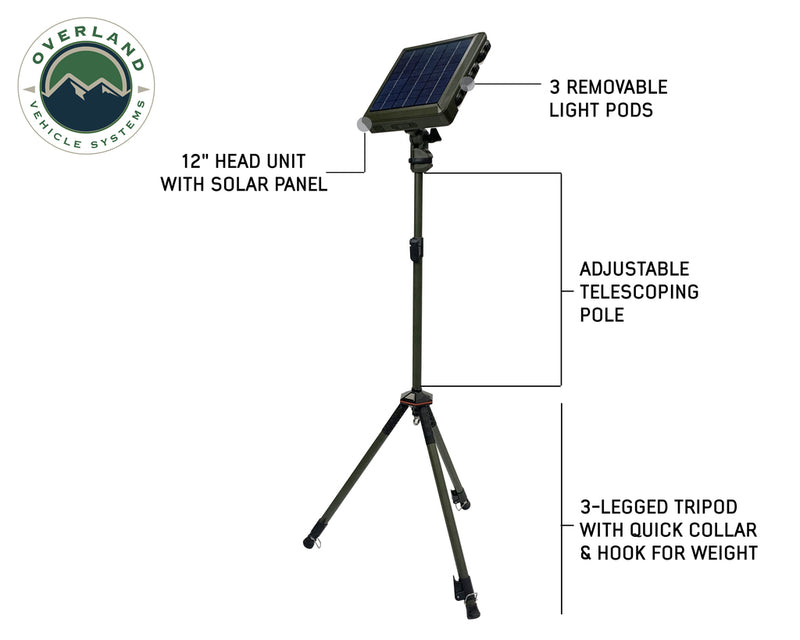 Load image into Gallery viewer, Wild Land Camping Gear - Encounter Light With 3 Removeable Pods
