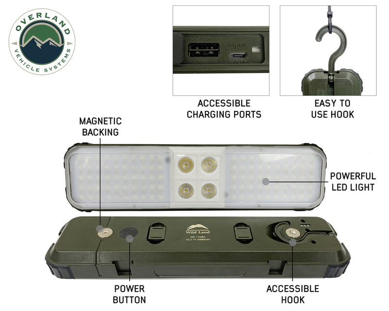 Load image into Gallery viewer, Wild Land Camping Gear - Encounter Light With 3 Removeable Pods

