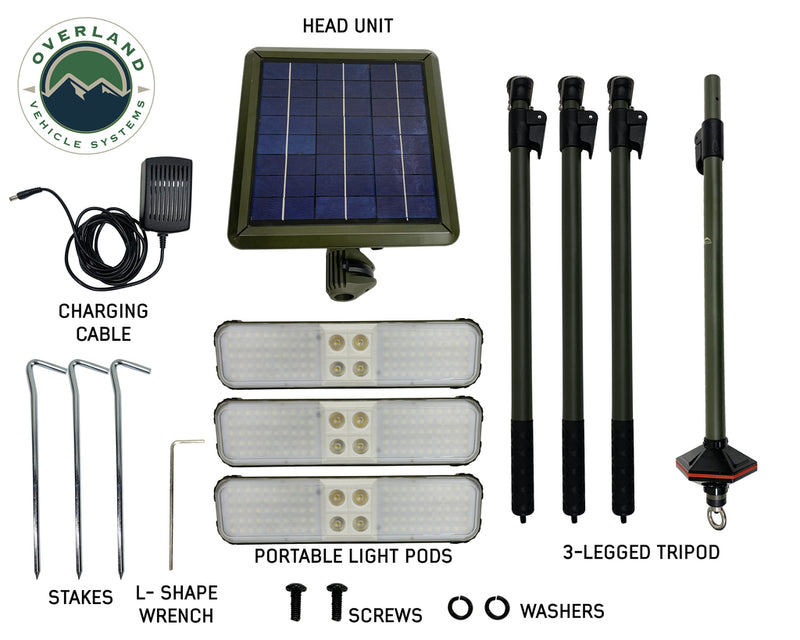 Load image into Gallery viewer, Wild Land Camping Gear - Encounter Light With 3 Removeable Pods
