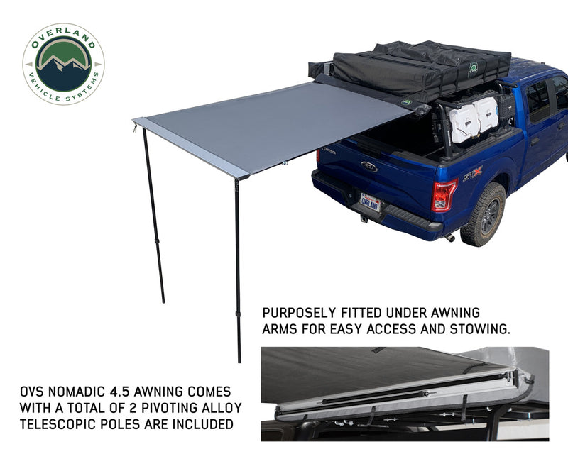 Load image into Gallery viewer, Nomadic Awning 1.3 - 4.5&#39; With Black Cover
