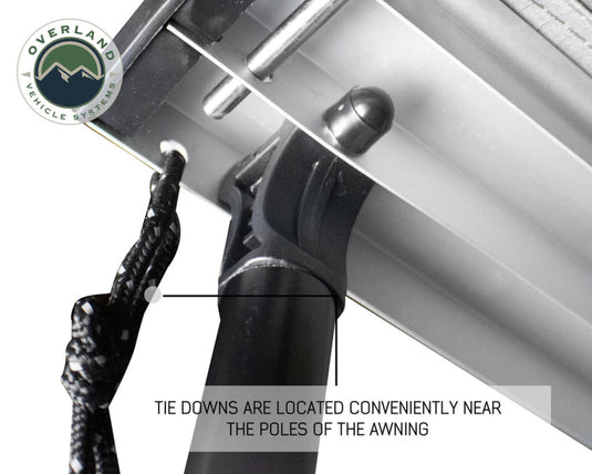 Nomadic Awning 2.5 - 8.0' With Black Cover