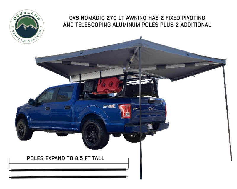 Load image into Gallery viewer, (Driver-side)  Nomadic LT 270 Awning &amp; Wall 1, 2, &amp; Mounting Brackets
