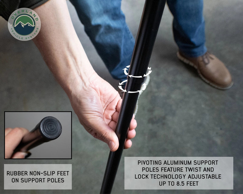 Load image into Gallery viewer, (Driver-side)  Nomadic LT 270 Awning &amp; Wall 1, 2, &amp; Mounting Brackets
