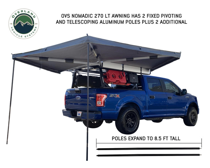 Load image into Gallery viewer, (Passenger-Side)  Nomadic LT 270 Awning &amp; Wall 1, 2, &amp; Mounting Brackets

