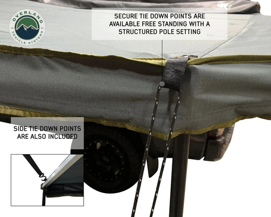 (Passenger-Side)  Nomadic LT 270 Awning & Wall 1, 2, & Mounting Brackets