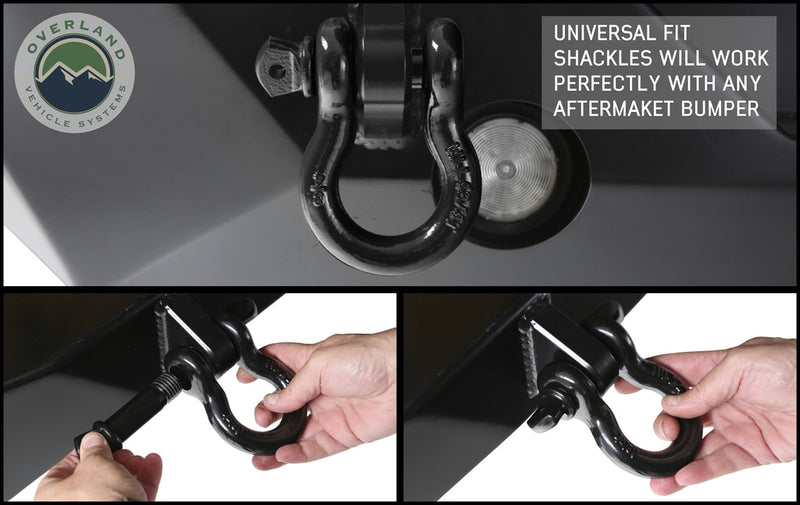 Load image into Gallery viewer, Recovery Shackle 3/4&quot; 4.75 Ton - Black
