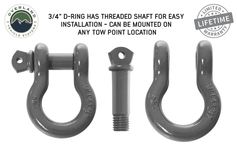 Load image into Gallery viewer, Recovery Shackle 3/4&quot; 4.75 Ton - Gray
