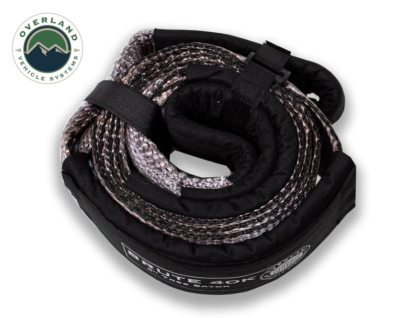 Load image into Gallery viewer, Tow Strap 40,000 lb. 4&quot; x 8&#39; Gray With Black Ends &amp; Storage Bag
