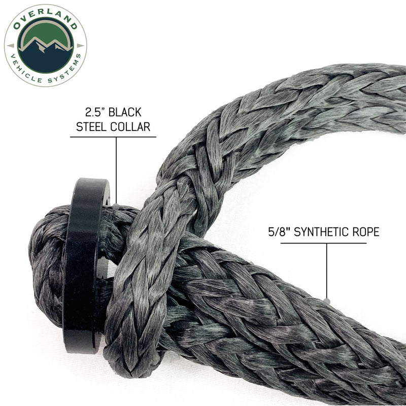 Load image into Gallery viewer, Soft Shackle 7/16&quot; 41,000 lb. With Collar - 22&quot; With Storage Bag
