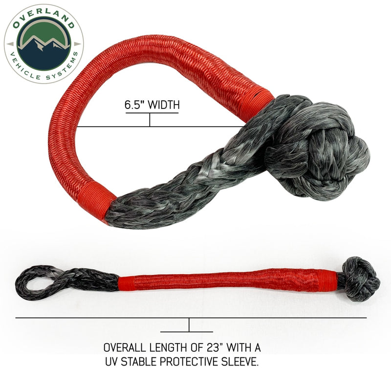 Load image into Gallery viewer, Soft Shackle 5/8&quot; 44,500 lb. With Loop &amp; Abrasive Sleeve - 23&quot; With Storage Bag
