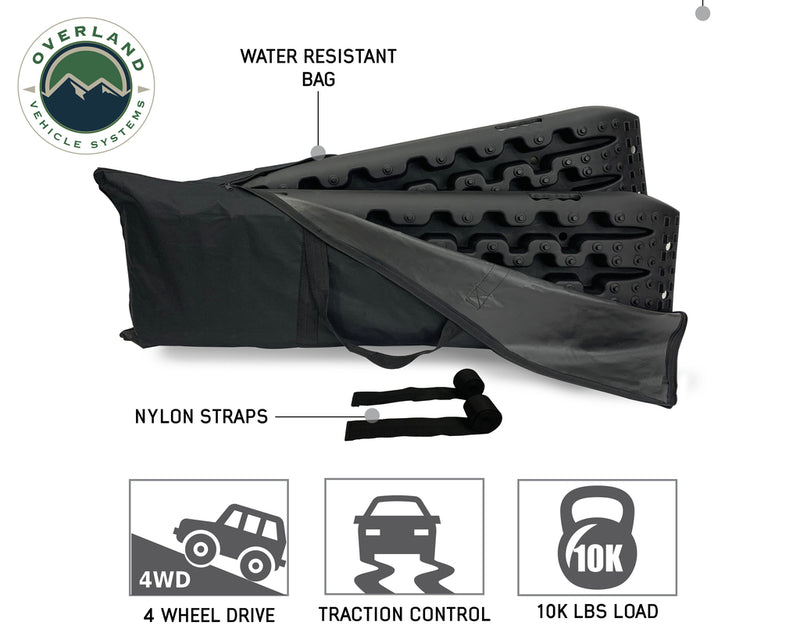 Load image into Gallery viewer, Recovery Ramp With Pull Strap and Storage Bag - Black/Black
