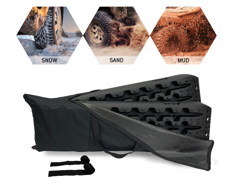 Load image into Gallery viewer, Recovery Ramp With Pull Strap and Storage Bag - Black/Black

