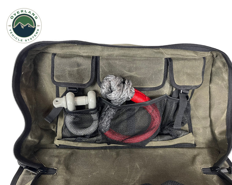 Load image into Gallery viewer, Large Recovery Bag With Handle And Straps - #16 Waxed Canvas
