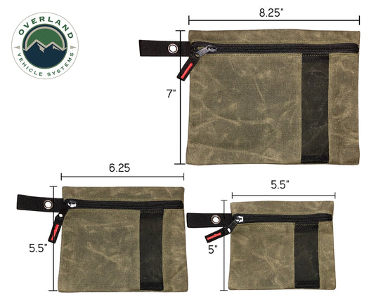 Small Bags - 3 Individual #12 Waxed Canvas