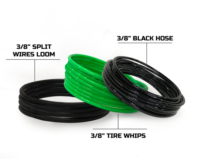 Load image into Gallery viewer, 4 Tire Inflation System - Universal With Box, Fittings, Hoses &amp; Storage Bag - Black
