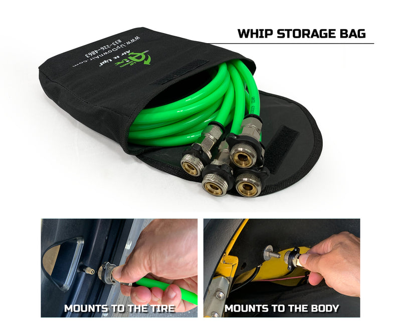 Load image into Gallery viewer, 4 Tire Inflation System - Universal With Box, Fittings, Hoses &amp; Storage Bag - Black
