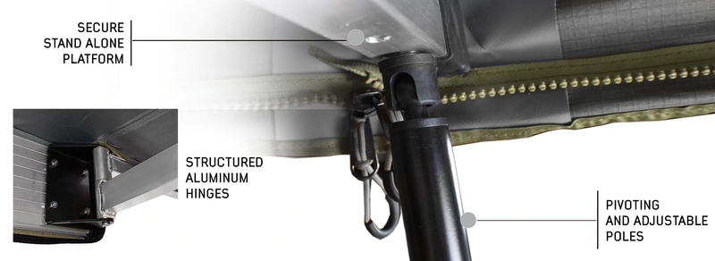 Load image into Gallery viewer, Nomadic 270 LT Passenger Side Awning With Bracket Kit
