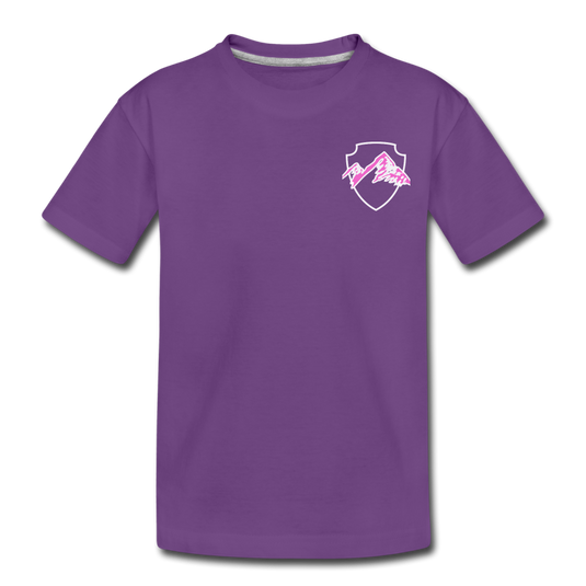 Off The Grid Girls Toddler Premium T-Shirt - purple