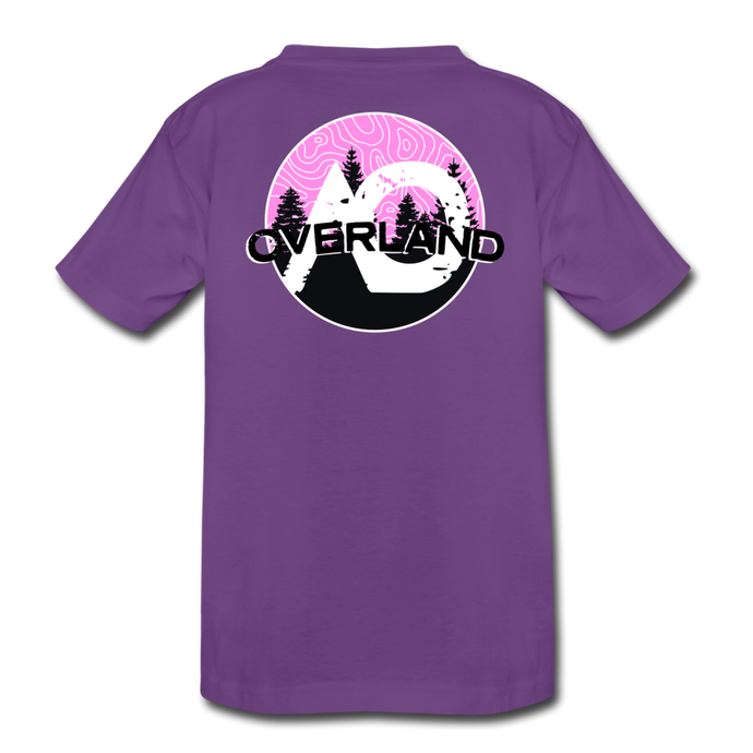 Off The Grid Girls Toddler Premium T-Shirt - purple