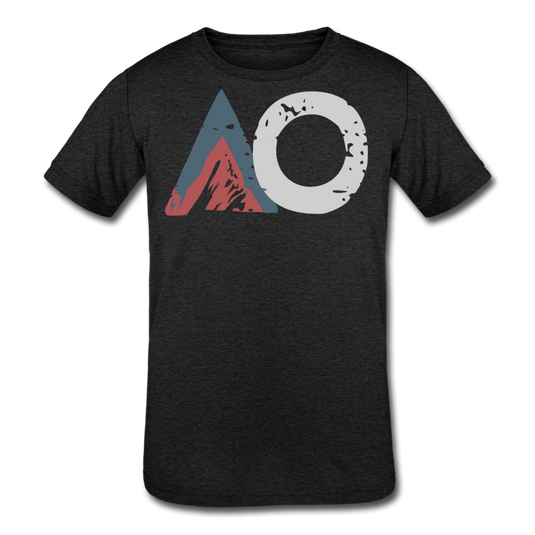 AO Design Kids' Tri-Blend T-Shirt - heather black