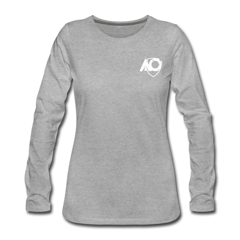 Load image into Gallery viewer, Women&#39;s Premium Long Sleeve T-Shirt - heather gray
