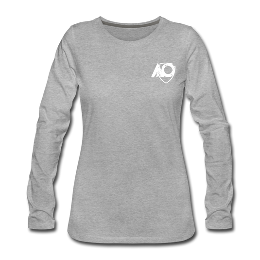 Women's Premium Long Sleeve T-Shirt - heather gray