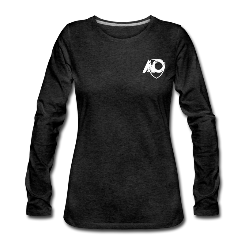 Load image into Gallery viewer, Women&#39;s Premium Long Sleeve T-Shirt - charcoal gray
