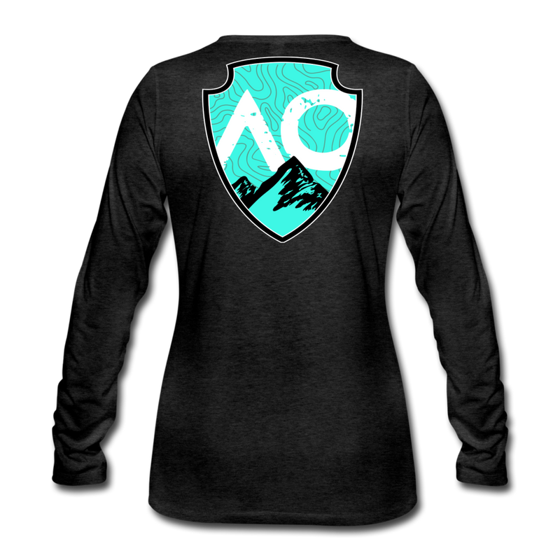 Load image into Gallery viewer, Women&#39;s Premium Long Sleeve T-Shirt - charcoal gray
