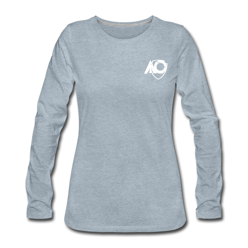 Load image into Gallery viewer, Women&#39;s Premium Long Sleeve T-Shirt - heather ice blue
