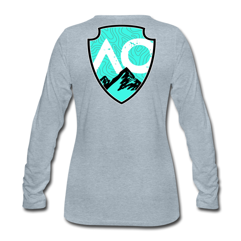 Load image into Gallery viewer, Women&#39;s Premium Long Sleeve T-Shirt - heather ice blue
