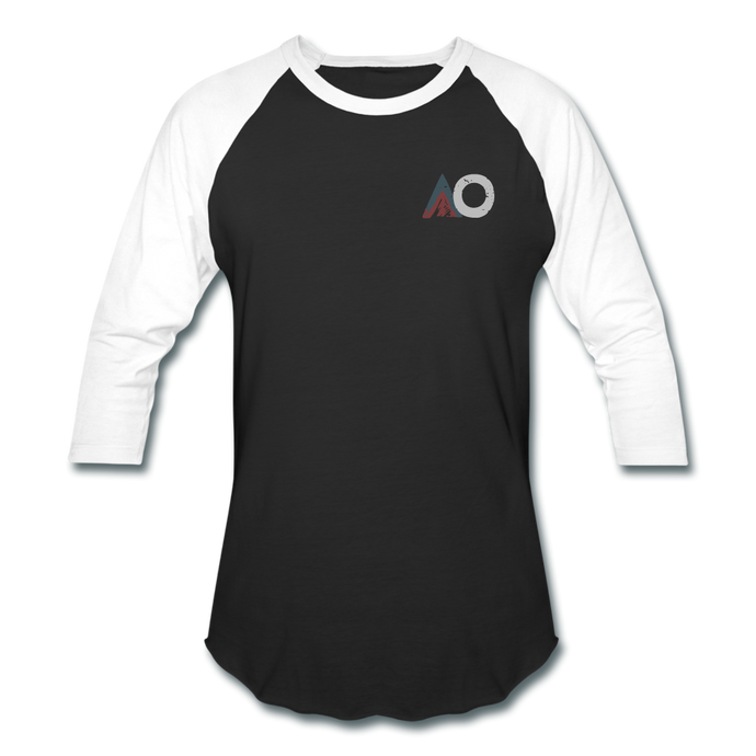 AO Design Logo Baseball T-Shirt - black/white