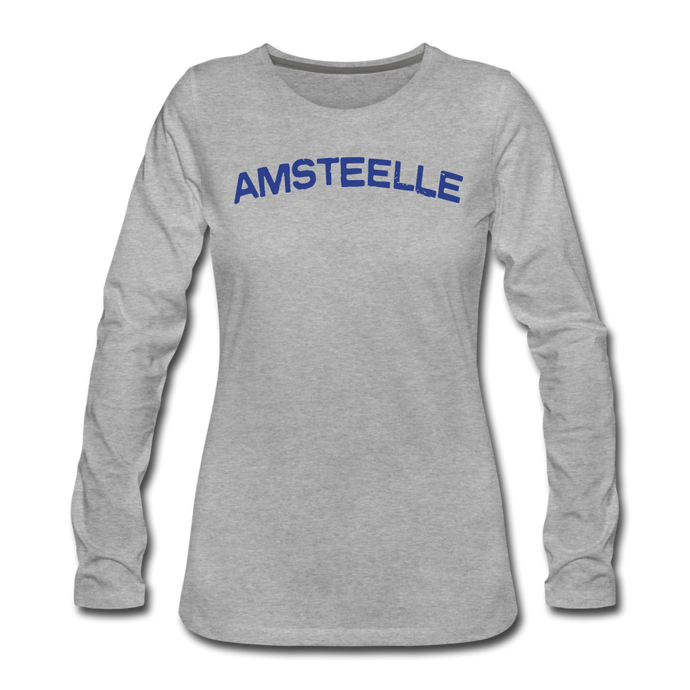 Women's Premium Long Sleeve T-Shirt - heather gray