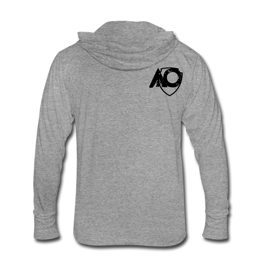 Unisex Tri-Blend Hoodie Shirt - heather gray