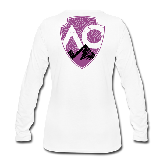 Women's Premium Slim Fit Long Sleeve T-Shirt - white