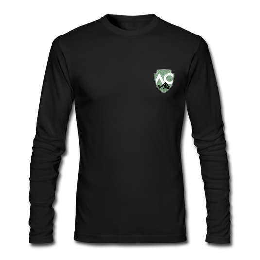 Men's Long Sleeve T-Shirt by Next Level - black