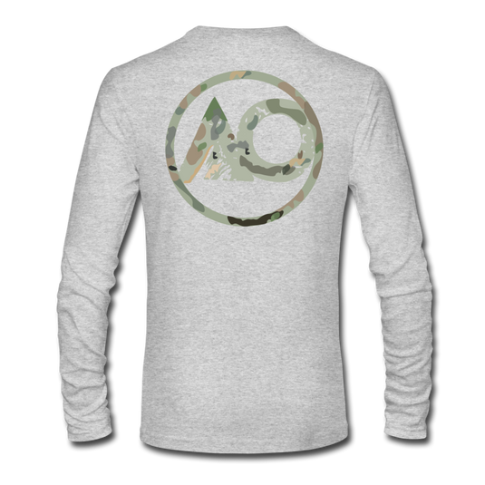 AO Camo GRAY Long Sleeve - heather gray