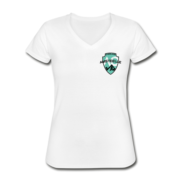 Women's Tri-Blend V-Neck T-Shirt - white